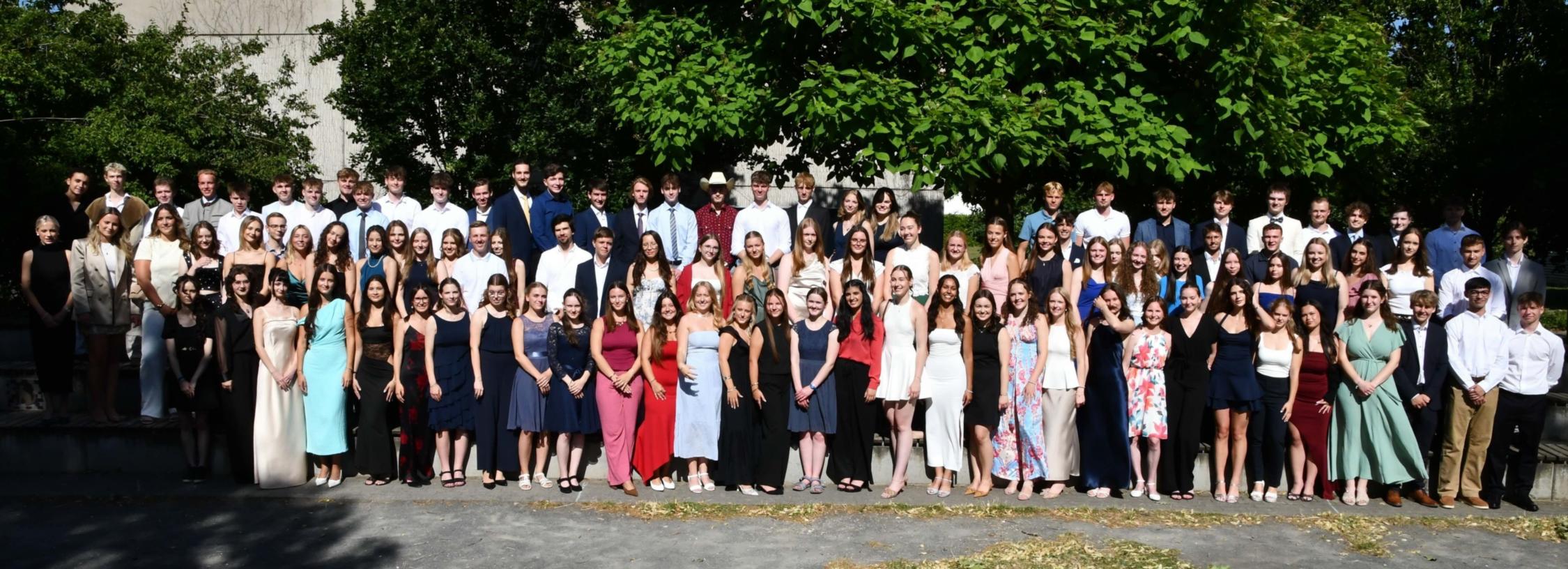 Gruppenbild Abiturientin