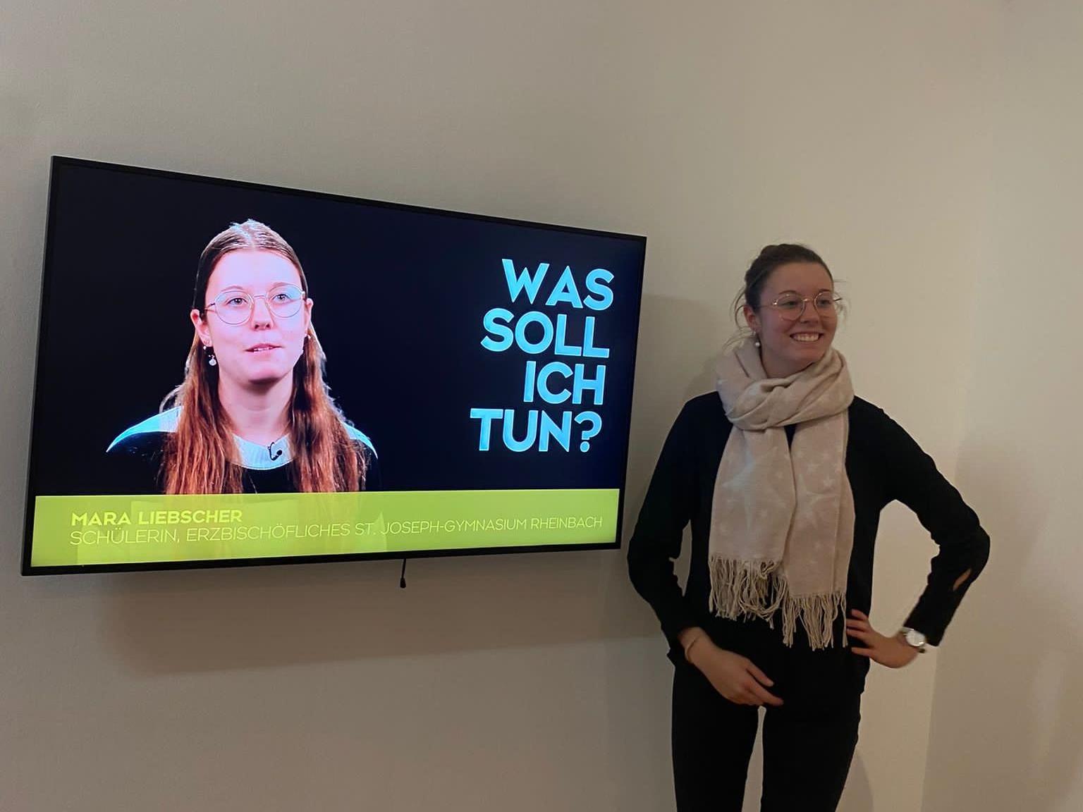 Mara Liebscher in der Bundeskunsthalle