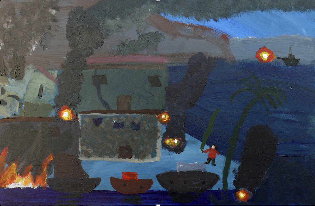 Zerstörte Heimat – Kinder der OGS Schillerschule KJA Köln