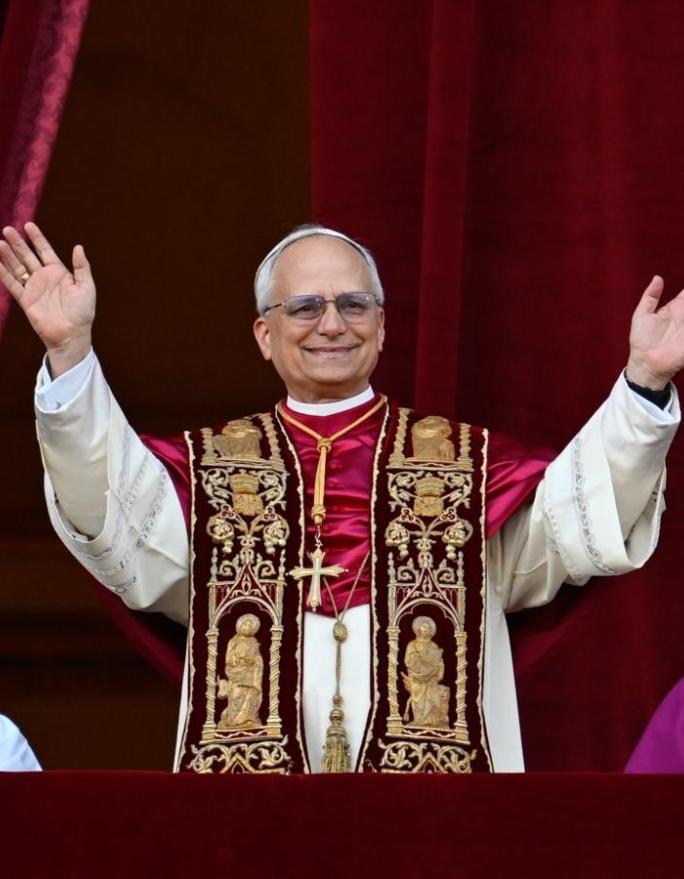 Papst Leo XIV auf dem Balkon