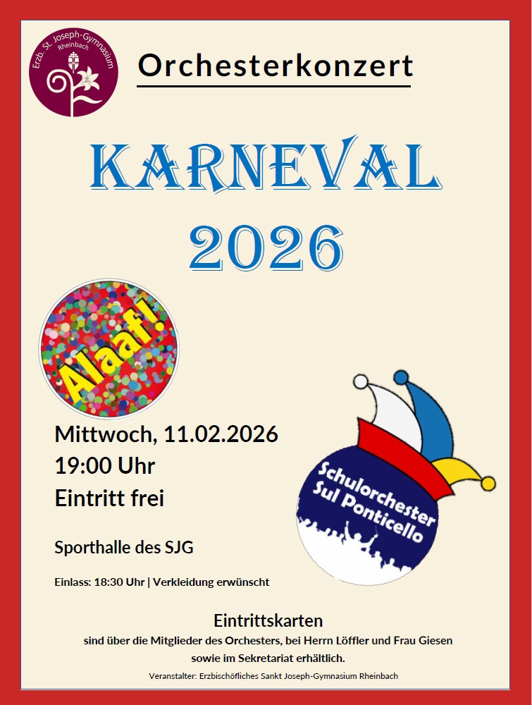 Plakat Karneval 2026