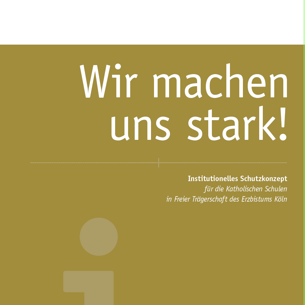 Broschüre 'Wir machen uns stark'
