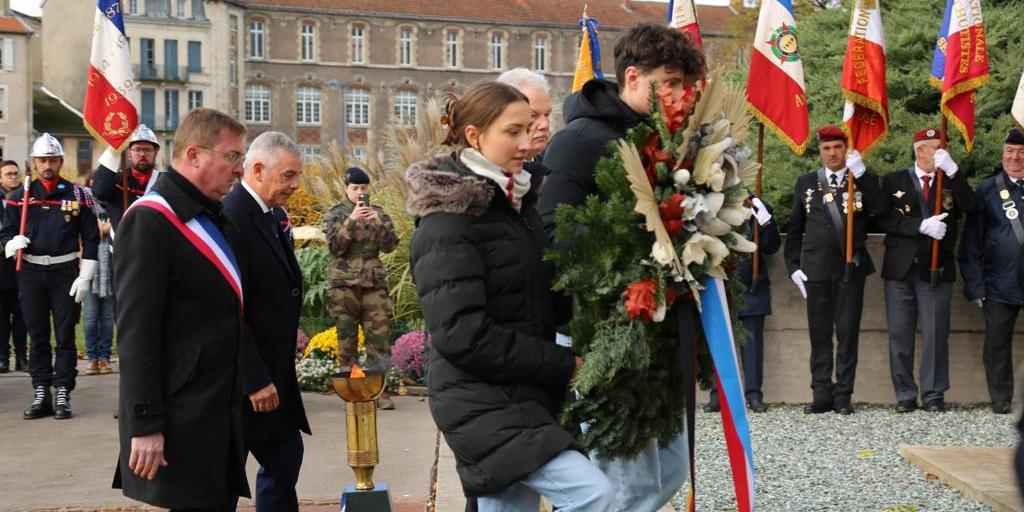 Kranzniederlegung in Verdun