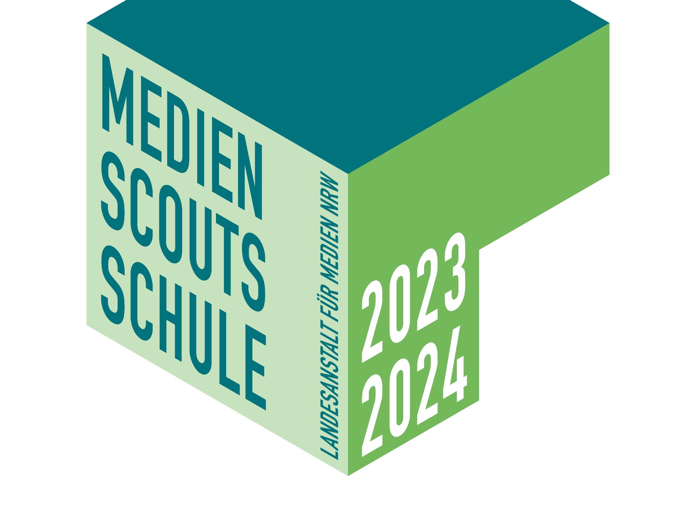 Zeichen 'Medienscout Schule 2024'