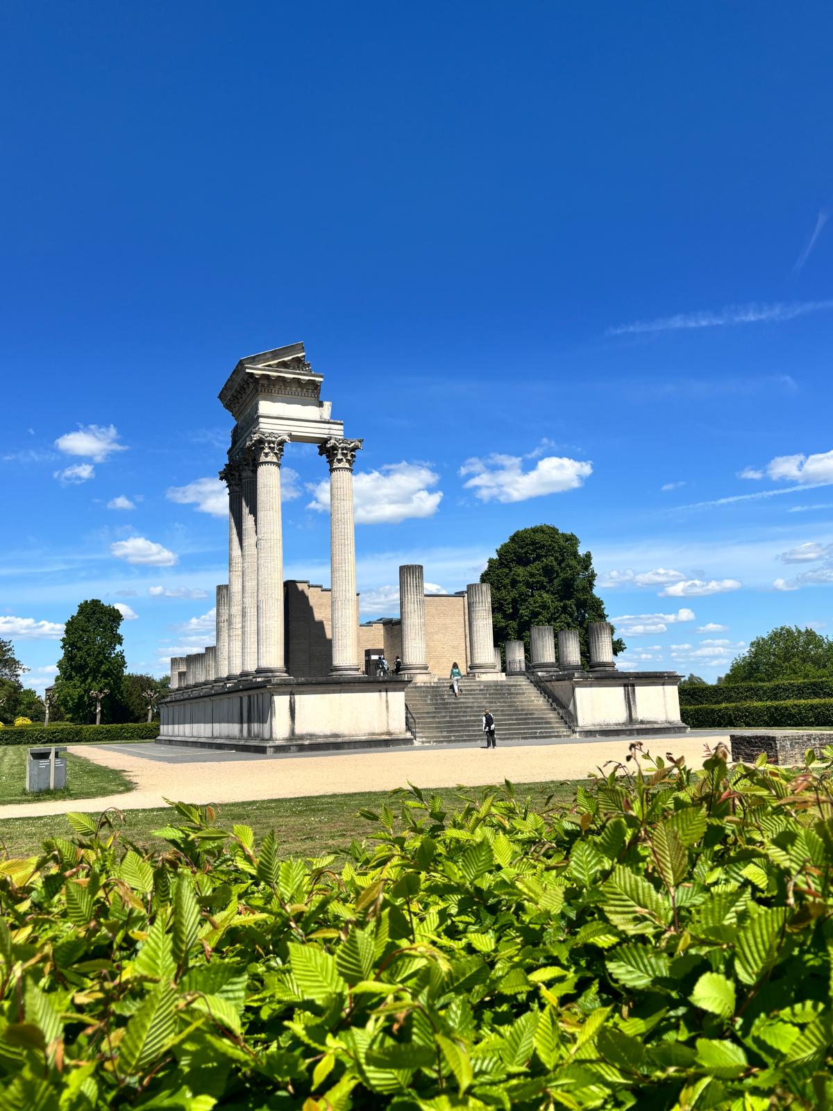 Blick auf Archäologiepark Xanten