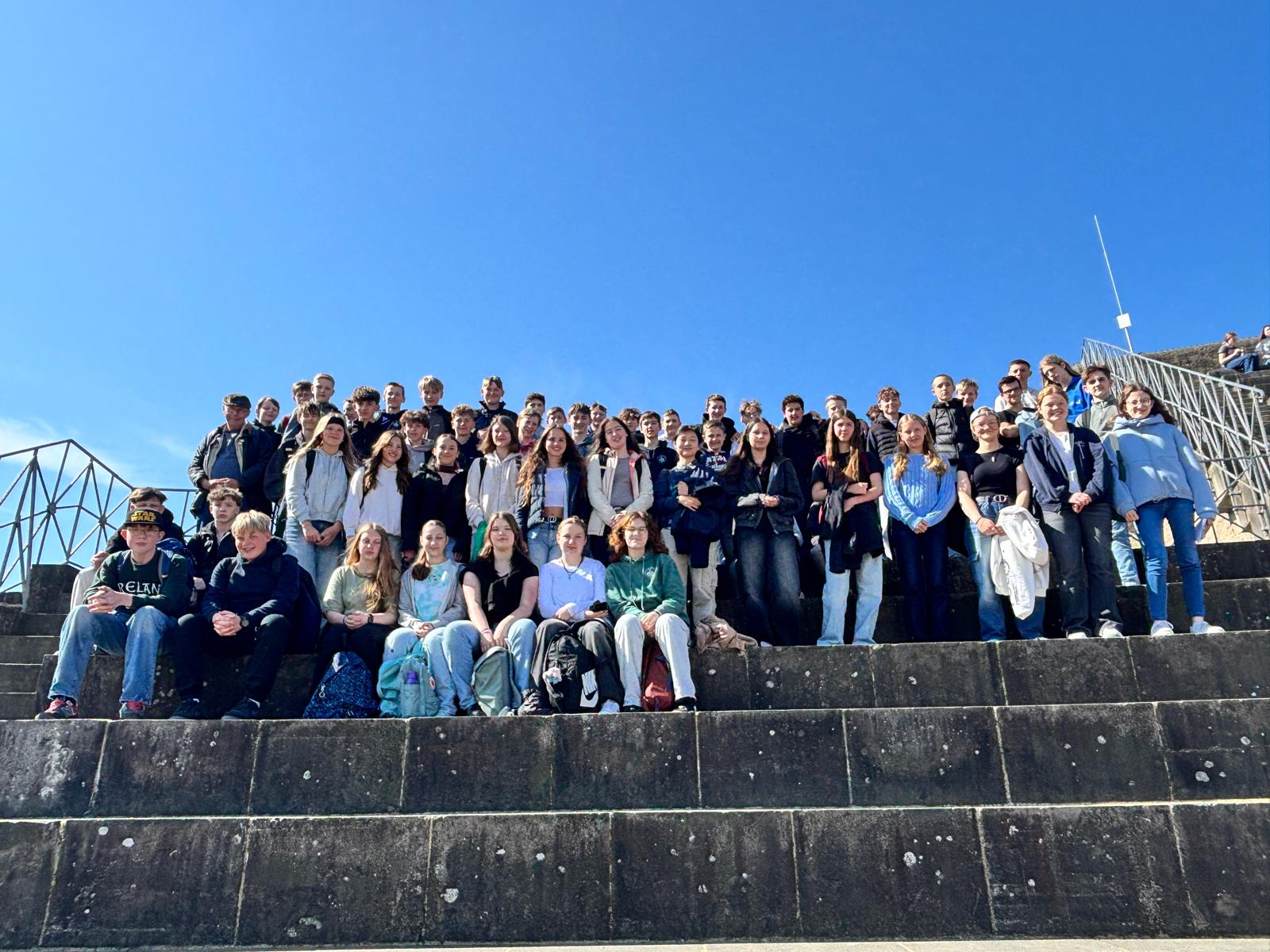 Gruppenfoto im Amphietheater