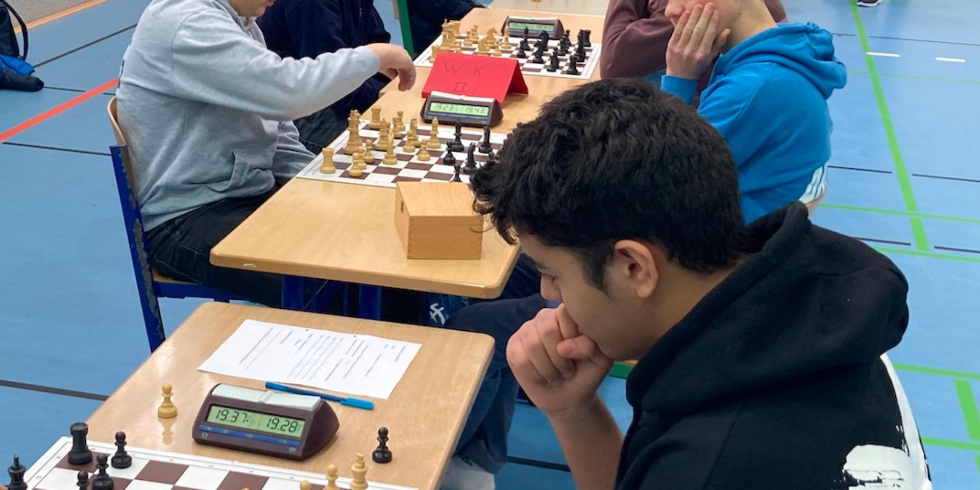 Schachspiel bei den Kreismeisterschaften